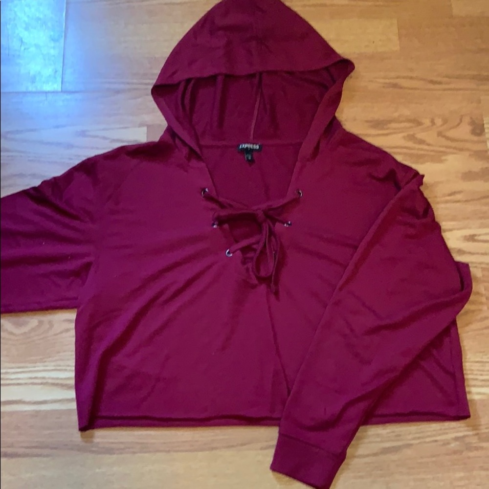 Express crop sweater